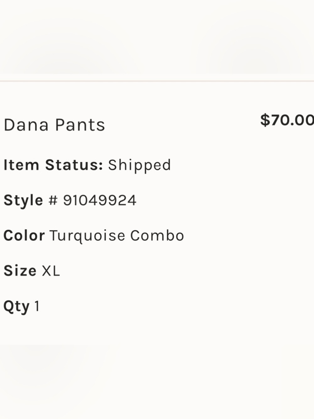 Free People Dana Pants Striped Pink and Turquoise, Worn Once - Picture 4 of 5